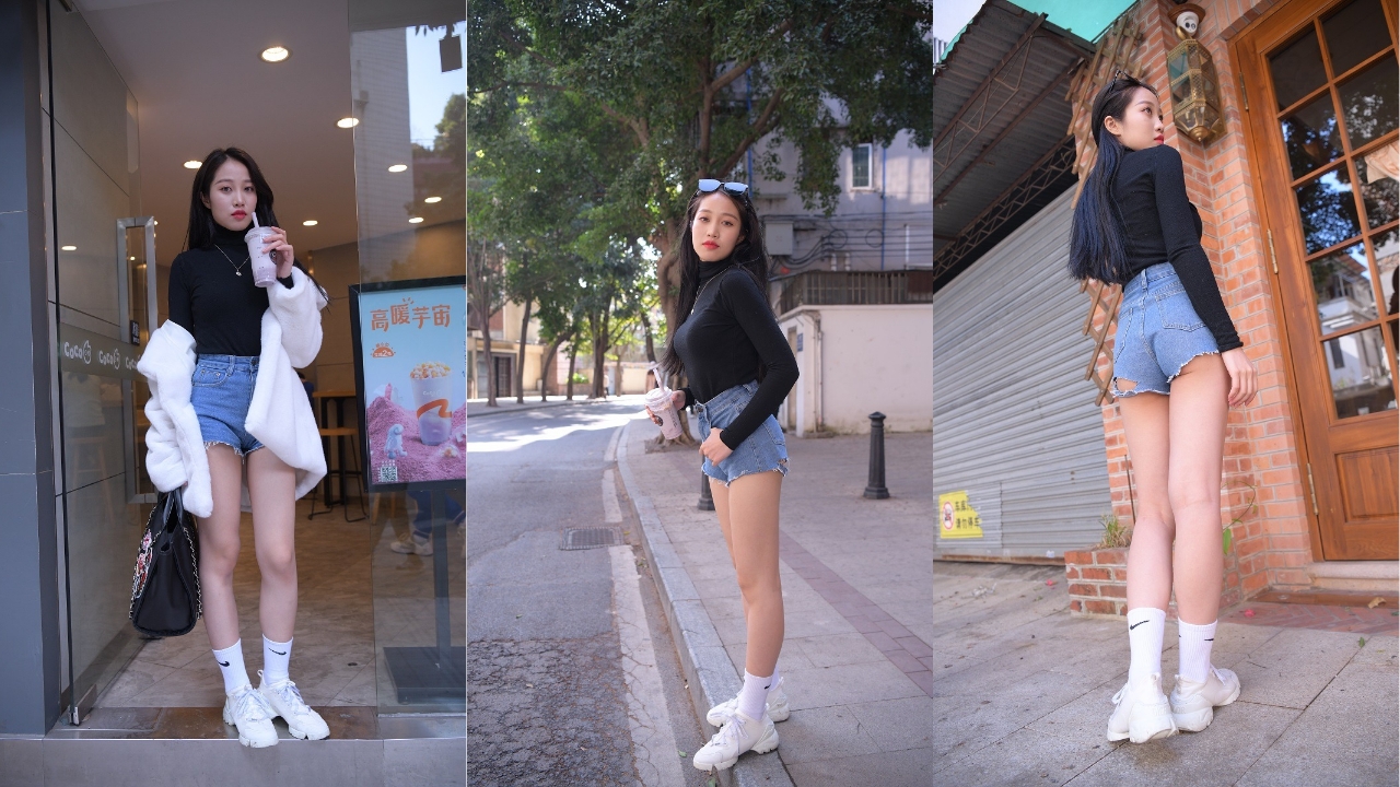 魂魂街拍作品 第七篇 我和冬天有个约会